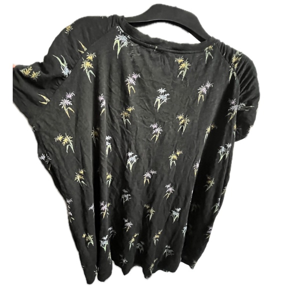 NWT | Pilcro Floral Ruched Tee | Sz XL - Picture 5 of 5